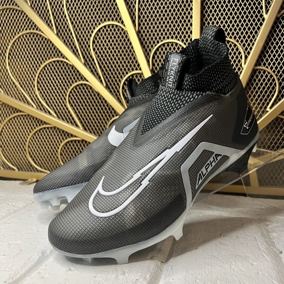 Nike Alpha Menace Elite 3 Men's Football Cleats Black CT6648-001 Men's Size 8 - Picture 2 of 9